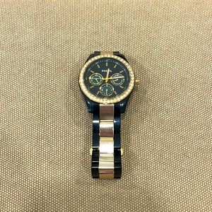 ES-2823 Two Tone Enamel Watch